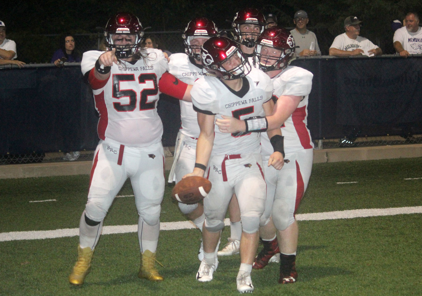 Chi-Hi football at Eau Claire Memorial 9-14-18